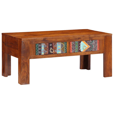 vidaXL Coffee Table 90x50x40 cm Solid Wood Acacia