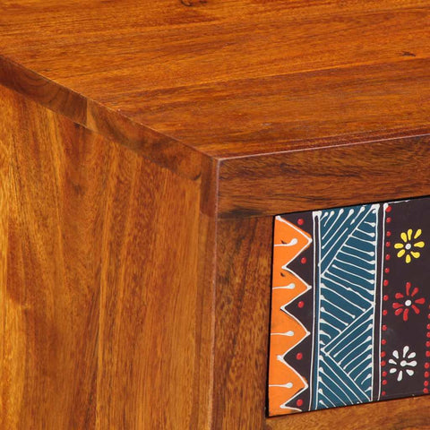 vidaXL Bedside Cabinet 2 pcs 40x35x45 cm Solid Wood Acacia