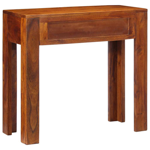 vidaXL Console Table 80x35x75 cm Solid Wood Acacia