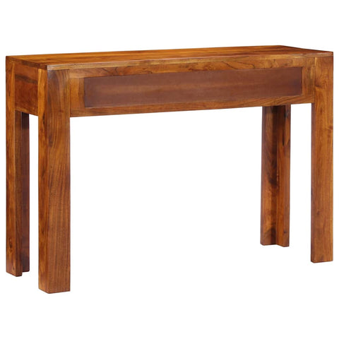 vidaXL Console Table 110x35x75 cm Solid Wood Acacia