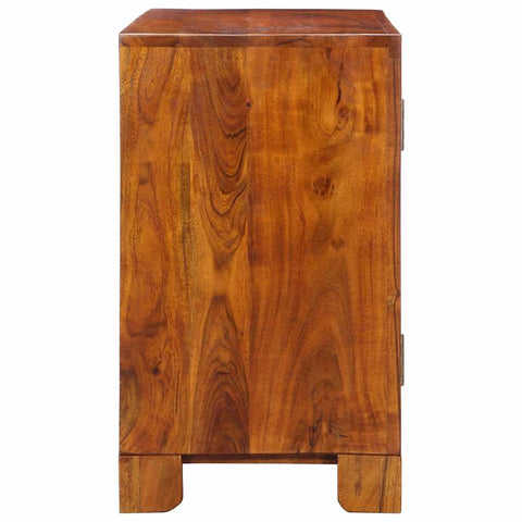 vidaXL Sideboard Multicolour 90x35x60 Solid Wood Acacia