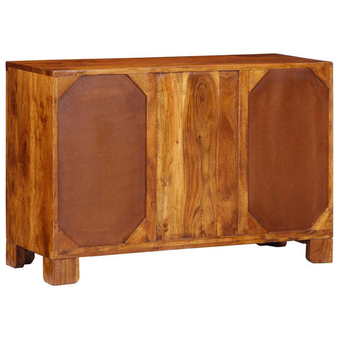 vidaXL Sideboard Multicolour 90x35x60 Solid Wood Acacia