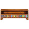 vidaXL TV Cabinet Multicolour 110x30x40 Solid Wood Acacia