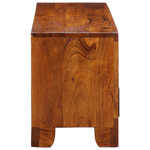 vidaXL TV Cabinet Multicolour 110x30x40 Solid Wood Acacia