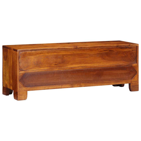 vidaXL TV Cabinet Multicolour 110x30x40 Solid Wood Acacia