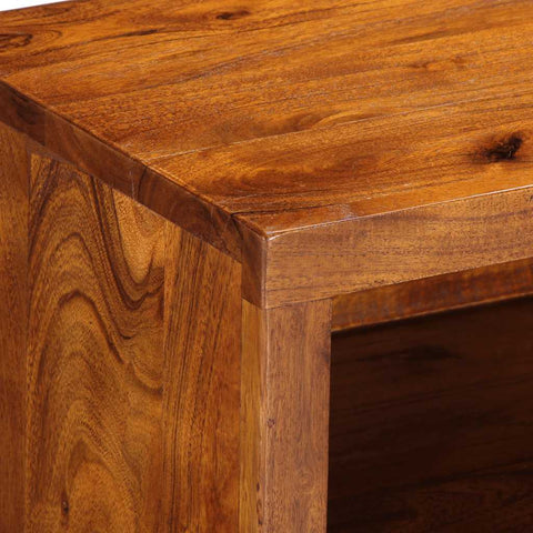 vidaXL TV Cabinet Multicolour 110x30x40 Solid Wood Acacia