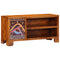 vidaXL TV Cabinet Multicolour 90x30x45 Solid Wood Acacia