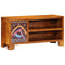 vidaXL TV Cabinet Multicolour 90x30x45 Solid Wood Acacia