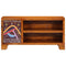 vidaXL TV Cabinet Multicolour 90x30x45 Solid Wood Acacia