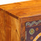vidaXL TV Cabinet Multicolour 90x30x45 Solid Wood Acacia