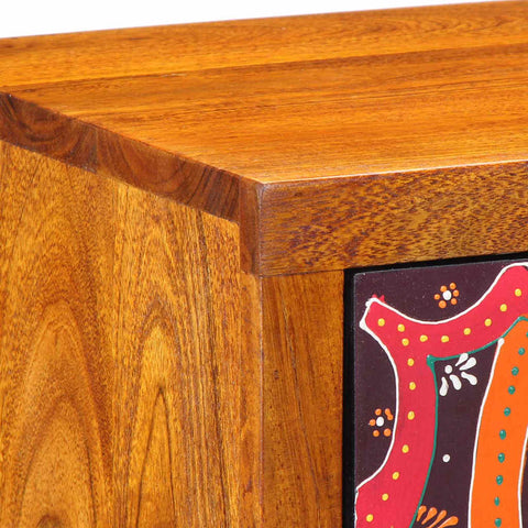 vidaXL Bedside Cabinet 2 pcs Brown 35 x 30 x 40 cm Solid acacia wood