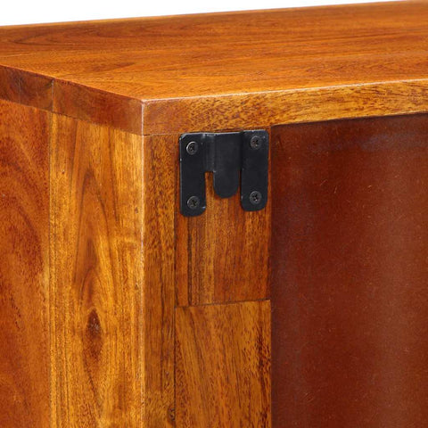 vidaXL Bedside Cabinet 2 pcs Brown 35 x 30 x 40 cm Solid acacia wood