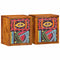 vidaXL Bedside Cabinet 2 pcs Brown 35 x 30 x 40 cm Solid acacia wood