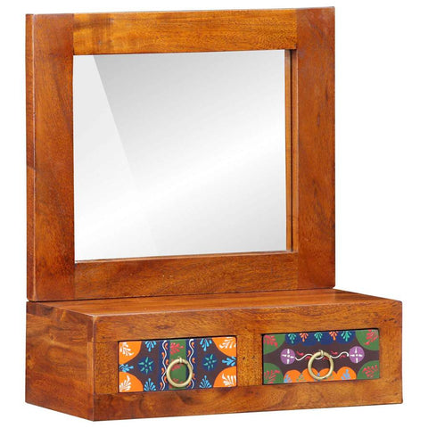 vidaXL Wall Cabinet Brown 40 x 20 x 50 cm Solid Acacia wood