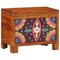 vidaXL Storage Box Multicolour 50 x 30 x 40 cm Solid acacia wood