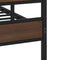 vidaXL Bed Frame without Mattress with Headboard and Footboard 140x200 cm