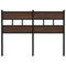 vidaXL Headboard Brown Oak 120 cm Steel and Engineered Wood