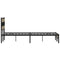 vidaXL Bed Frame without Mattress Sonoma Oak 160x200 cm Engineered Wood