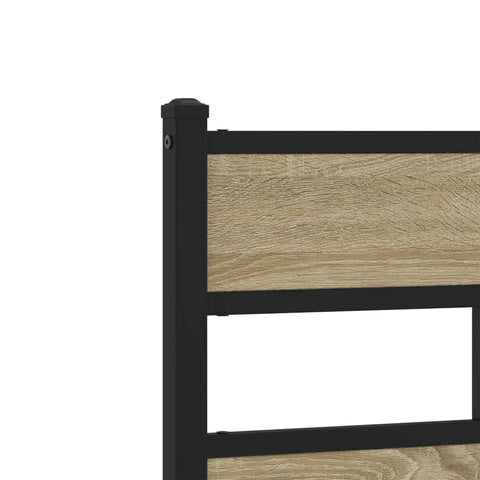 vidaXL Bed Frame without Mattress Sonoma Oak 160x200 cm Engineered Wood