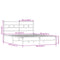 vidaXL Bed Frame without Mattress Sonoma Oak 160x200 cm Engineered Wood