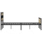 vidaXL Bed Frame without Mattress Sonoma Oak 140x200 cm Engineered Wood