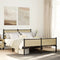 vidaXL Bed Frame without Mattress Sonoma Oak 140x200 cm Engineered Wood