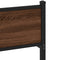 vidaXL Bed Frame without Mattress Brown Oak 140x200 cm Engineered Wood