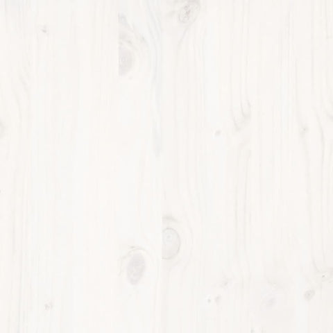 vidaXL Bed Frame without Mattress White 200x200 cm Solid Wood Pine