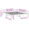 vidaXL Bed Frame without Mattress White 200x200 cm Solid Wood Pine