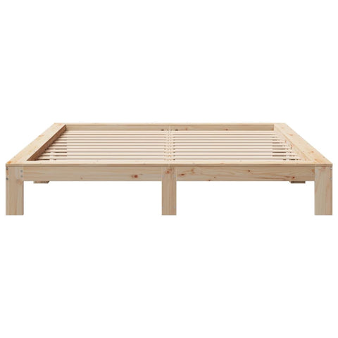 vidaXL Bed Frame without Mattress 180x200 cm Super King Solid Wood Pine