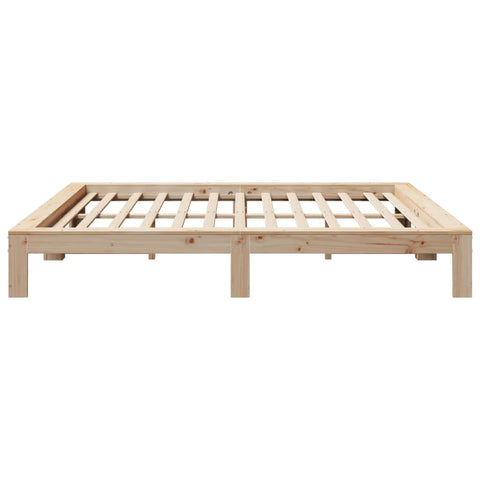 vidaXL Bed Frame without Mattress 180x200 cm Super King Solid Wood Pine