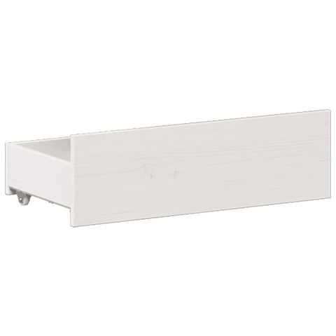 vidaXL Bed Frame without Mattress with Headboard White 200x200 cm Solid Wood Pine