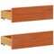 vidaXL Bed Frame without Mattress with Headboard Wax Brown 200x200 cm Solid Wood Pine