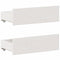 vidaXL Bed Frame without Mattress with Headboard White 180x200 cm Super King Solid Wood Pine