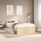 vidaXL Bed Frame without Mattress with Headboard 160x200 cm Solid Wood Pine