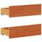 vidaXL Bed Frame without Mattress with Headboard Wax Brown 150x200 cm King Size Solid Wood Pine