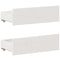 vidaXL Bed Frame without Mattress with Headboard White 140x200 cm Solid Wood Pine