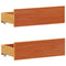 vidaXL Bed Frame without Mattress with Headboard Wax Brown 120x200 cm Solid Wood Pine