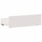 vidaXL Bed Frame without Mattress with Headboard White 90x200 cm Solid Wood Pine