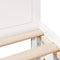vidaXL Bed Frame without Mattress with Headboard White 90x200 cm Solid Wood Pine