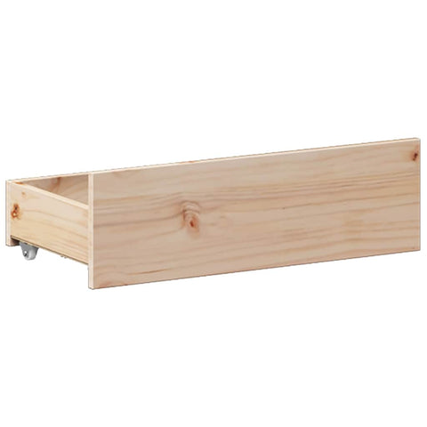 vidaXL Bed Frame without Mattress with Headboard 140x190 cm Solid Wood Pine