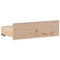 vidaXL Bed Frame without Mattress with Headboard 90x190 cm Single Solid Wood Pine