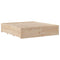 vidaXL Bed Frame without Mattress with Drawers 200x200 cm Solid Wood Pine