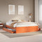 vidaXL Bed Frame without Mattress with Drawers Wax Brown 180x200 cm Super King Solid Wood Pine