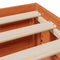 vidaXL Bed Frame without Mattress with Drawers Wax Brown 75x190 cm Small Single Solid Wood Pine