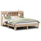 vidaXL Bed Frame without Mattress 180x200 cm Super King Solid Wood Pine