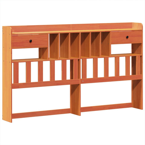 vidaXL Bed Frame without Mattress Wax Brown 180x200 cm Super King Solid Wood Pine