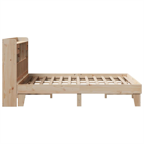 vidaXL Bed Frame without Mattress 140x200 cm Solid Wood Pine