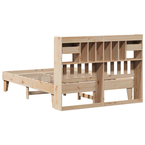 vidaXL Bed Frame without Mattress 140x200 cm Solid Wood Pine