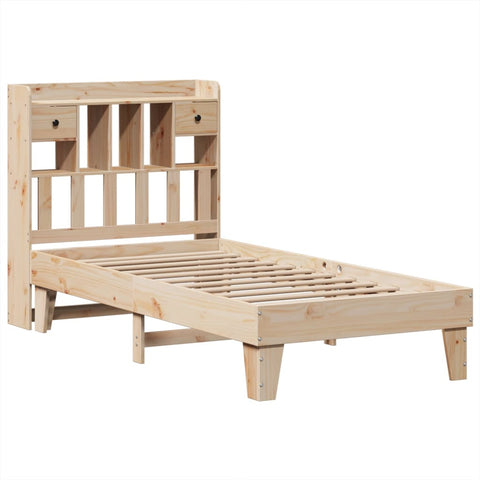 vidaXL Bed Frame without Mattress 90x200 cm Solid Wood Pine